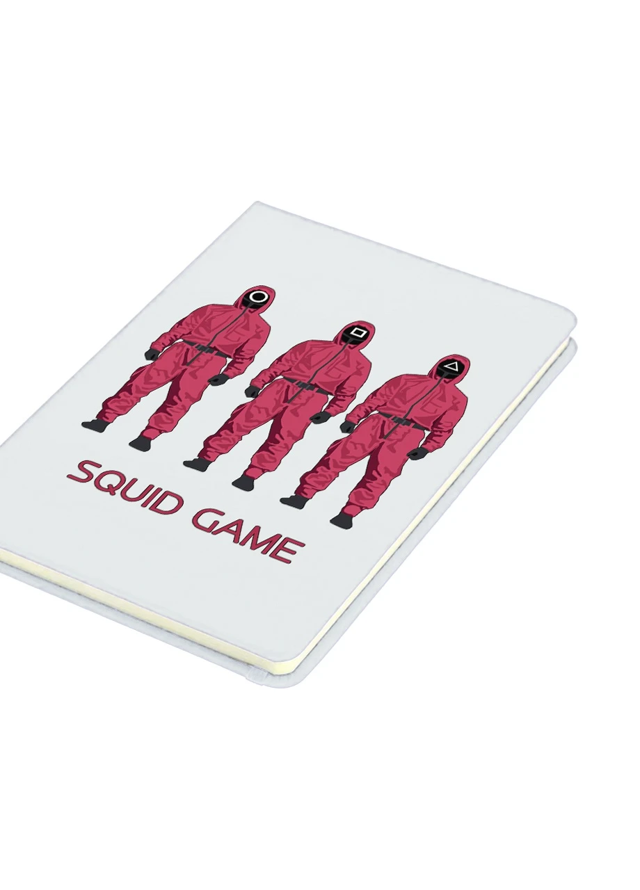 Блокнот А5 Солдати Гра в кальмара (Squid Game) Білий (92228-3382-WT) MobiPrint (257322826)