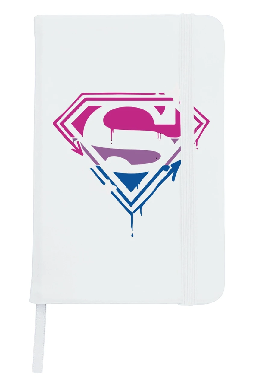 Блокнот А5 Супергёрл (SuperGirl) Белый (92228-3460-WT) MobiPrint (257328354)