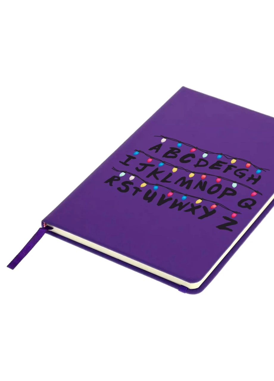 Блокнот А5 Очень странные дела (Stranger Things) Фиолетовый (92228-3404-PU) MobiPrint (257324941)