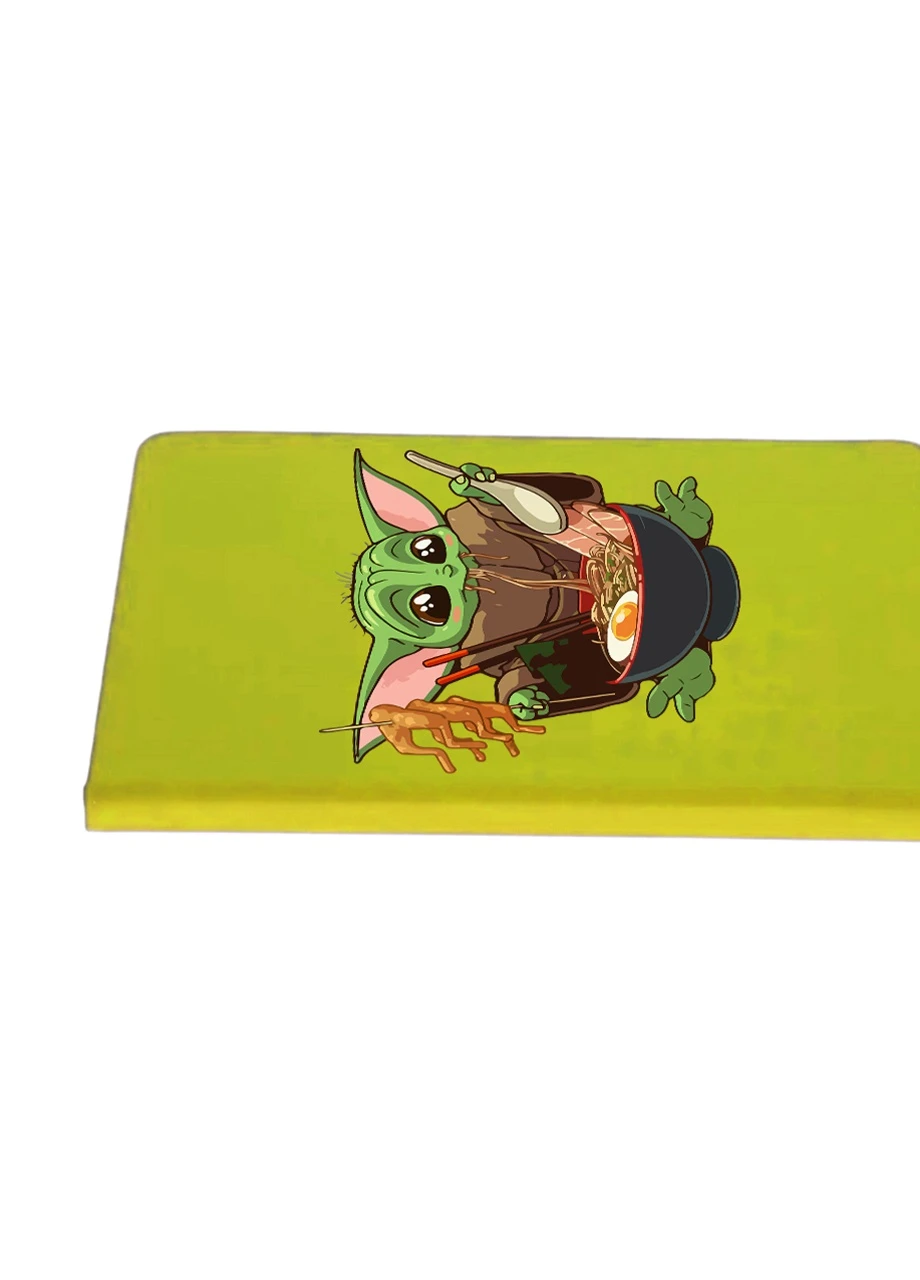 Блокнот А5 Грогу Йода смачна їжа (Grogu Baby Yoda) Салатовий (92228-3524-LM) MobiPrint (257326530)