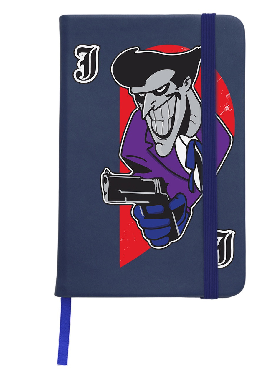 Блокнот А5 Джокер (Joker Jack DC Comics) Темно-синий (92228-3461-NB) MobiPrint (257321626)