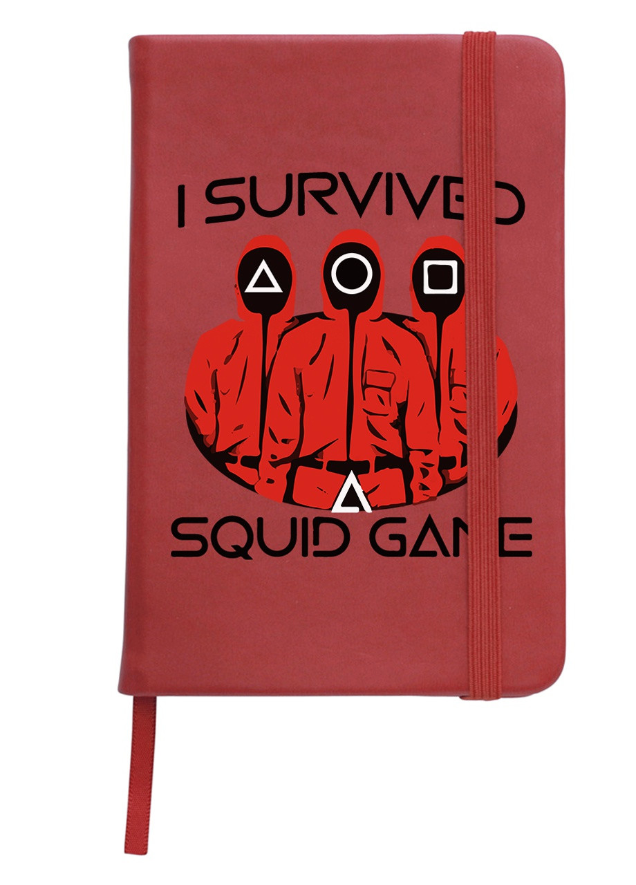 Блокнот А5 Солдаты Игра в кальмара (Squid Game) Красный (92228-3384-RD) MobiPrint (257328692)