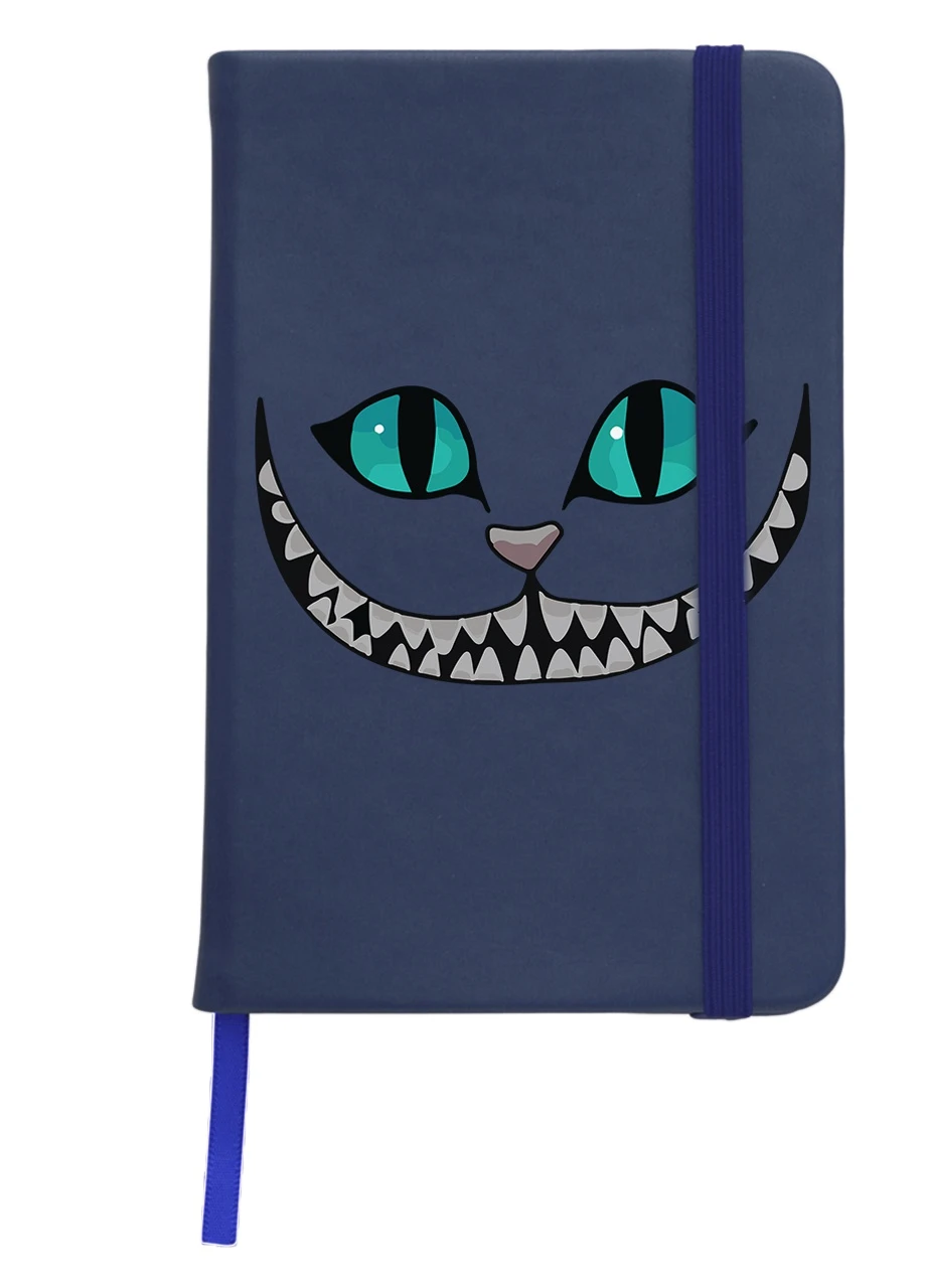 Блокнот А5 Чеширський Кіт (Cheshire Cat Disney) Темно-синій (92228-3437-NB) MobiPrint (257324735)