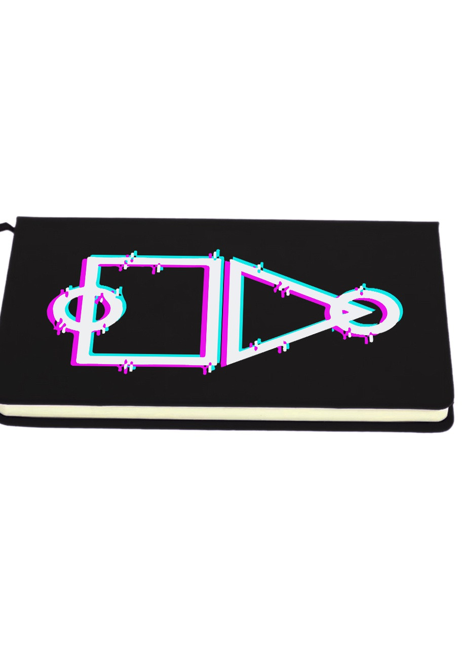 Блокнот А5 Игровое поле Игра в кальмара (Squid Game) Черный (92228-3450-BK) MobiPrint (257323826)