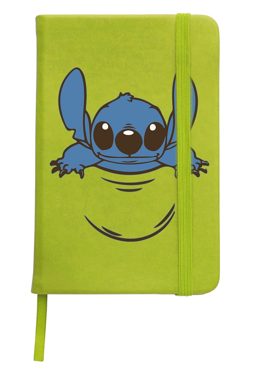 Блокнот А5 Стіч (Stitch) Салатовий (92228-3438-LM) MobiPrint (257327540)