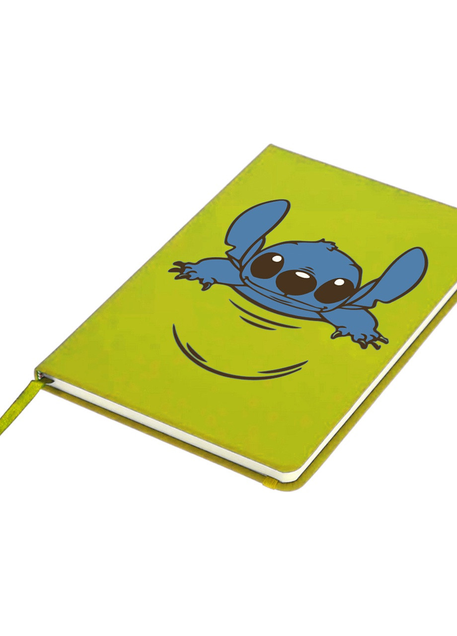 Блокнот А5 Стіч (Stitch) Салатовий (92228-3438-LM) MobiPrint (257327540)