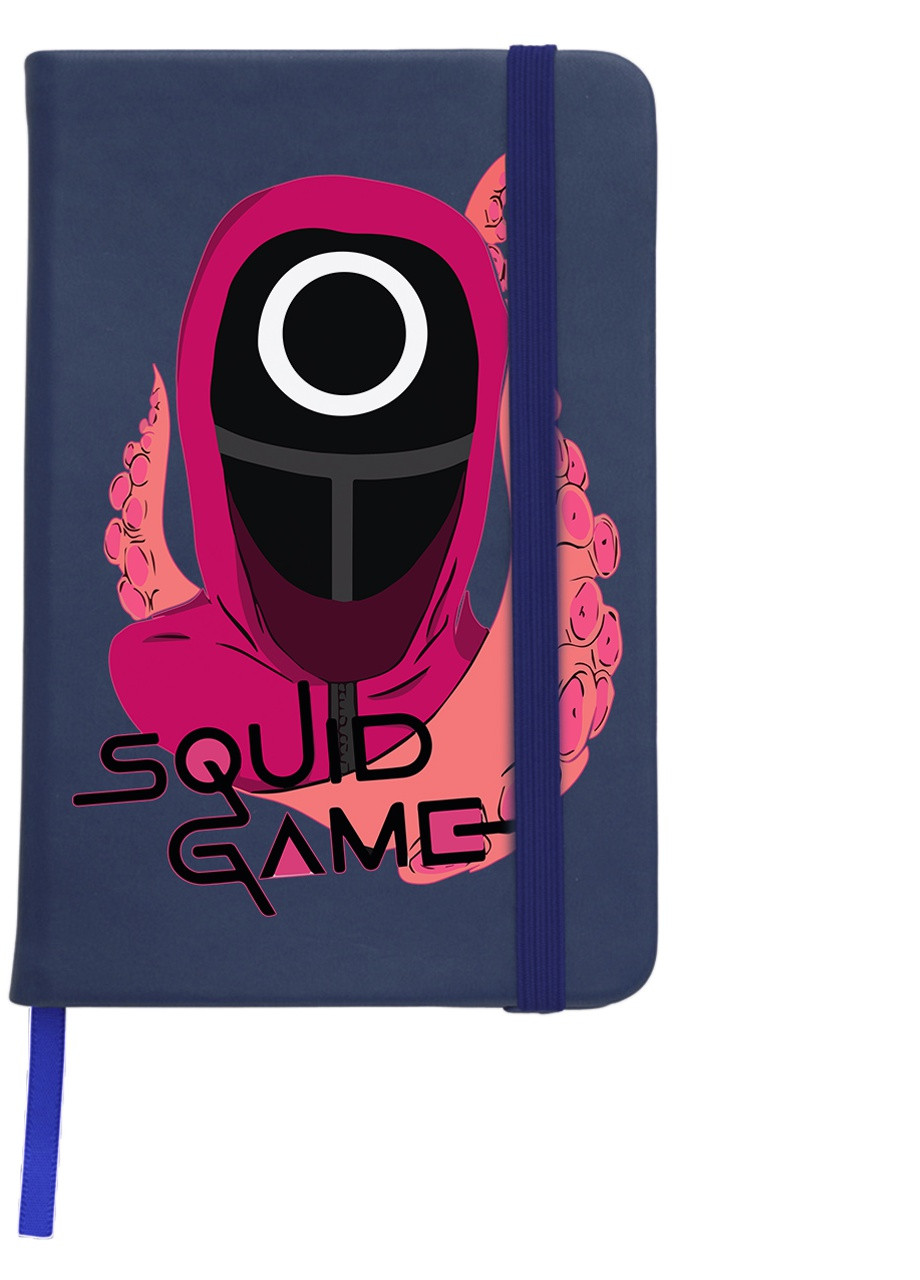 Блокнот А5 Круг Рабочий солдат Игра в кальмара (Squid Game) Темно-синий (92228-3475-NB) MobiPrint (257326923)