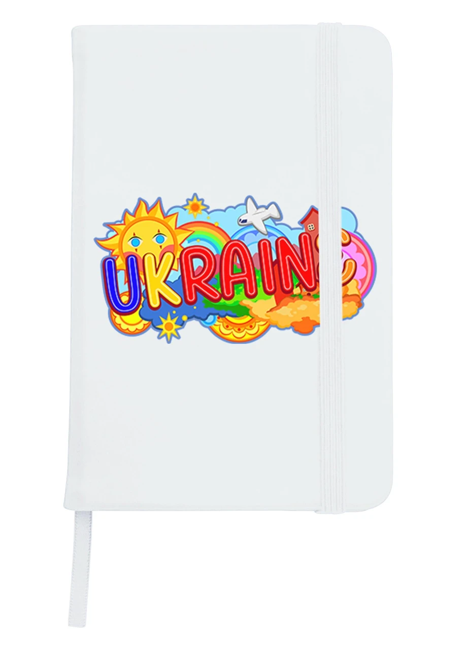 Блокнот А5 Украина Белый (92228-3741-WT) MobiPrint (257327987)