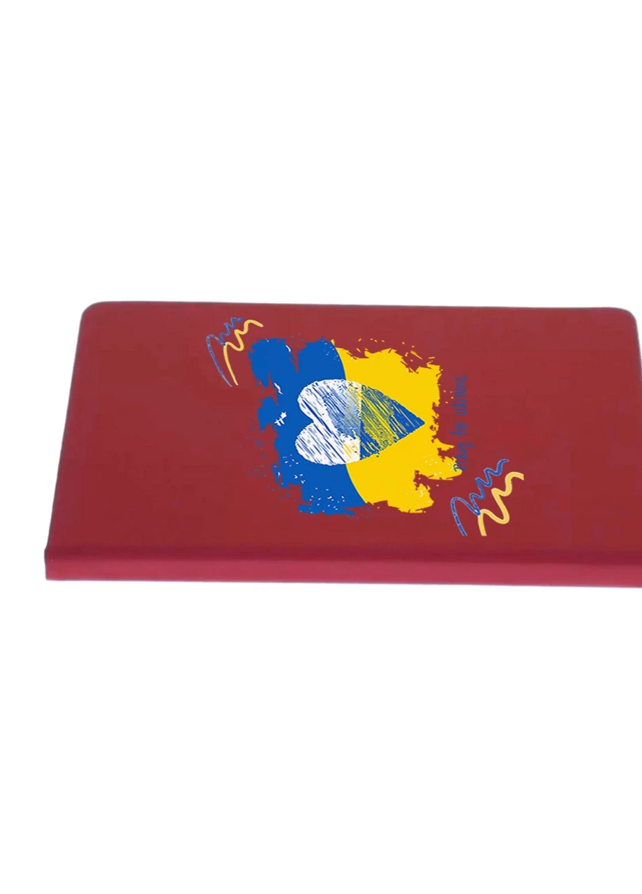 Блокнот А5 Мир для Украины Красный (92228-3698-RD) MobiPrint (257327739)