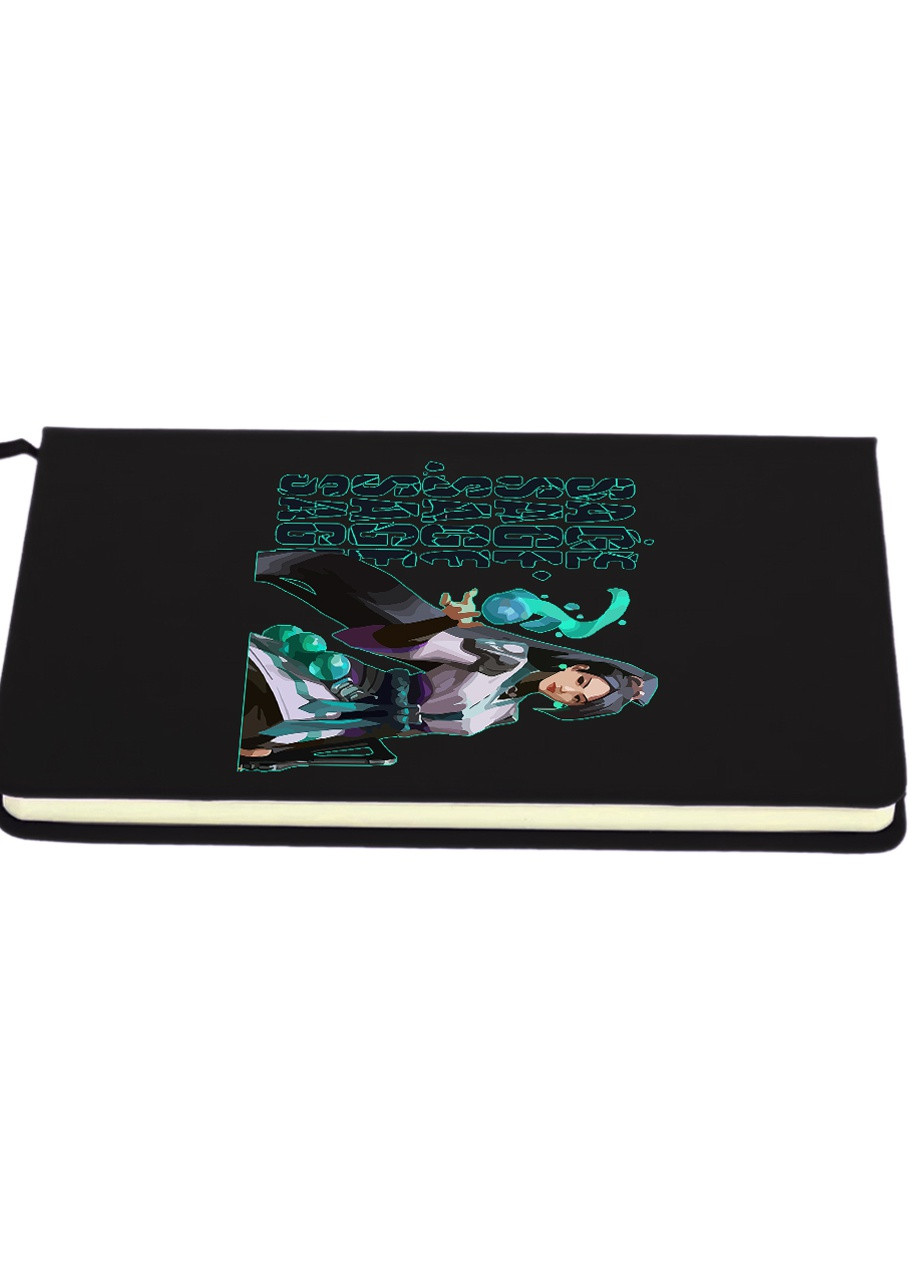 Блокнот А5 Валорант Сейдж(Valorant Sage) Черный (92228-3541-BK) MobiPrint (257327874)