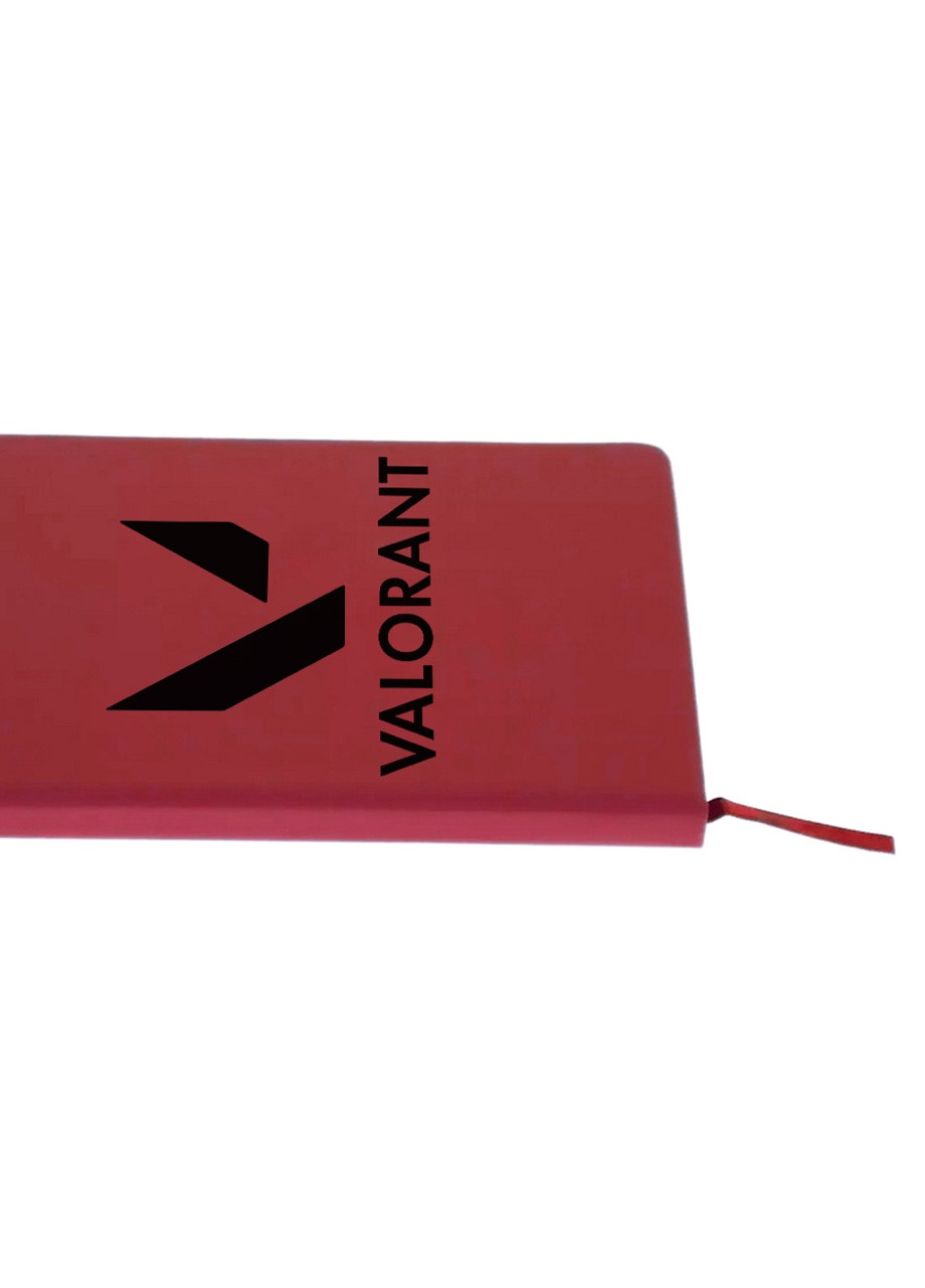 Блокнот А5 Валорант лого(Valorant logo) Красный (92228-3539-RD) MobiPrint (257327958)