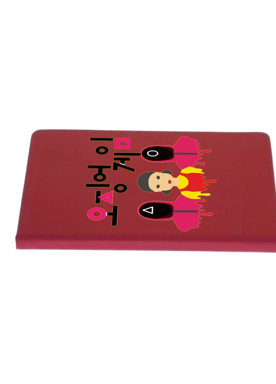 Блокнот А5 Гра в кальмара лялька та солдати (Squid game) Червоний (92228-3504-RD) MobiPrint (257326887)