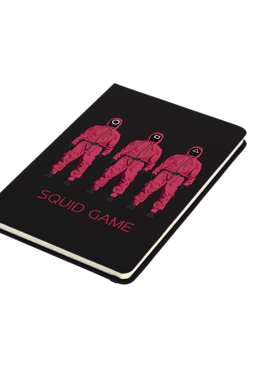 Блокнот А5 Солдаты Игра в кальмара (Squid Game) Черный (92228-3382-BK) MobiPrint (257328982)