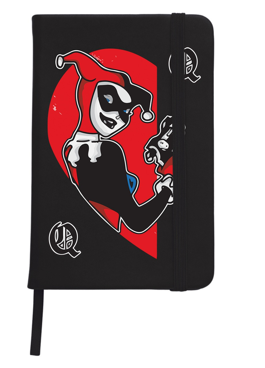 Блокнот А5 Харли Квинн (Harley Quinn) Черный (92228-3462-BK) MobiPrint (257326035)