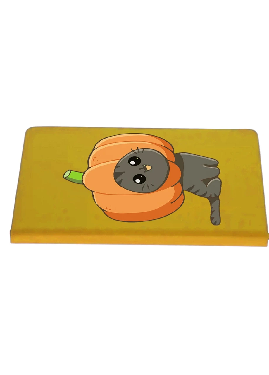 Блокнот А5 Тыква кот (Pumpkincat) Желтый (92228-3435-SY) MobiPrint (257325351)