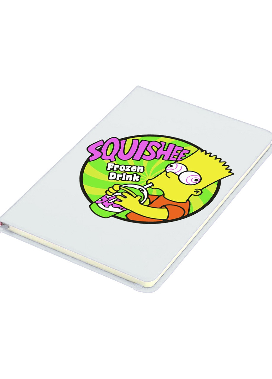 Блокнот А5 Барт Сімпсон (Bart The Simpsons) Білий (92228-3410-WT) MobiPrint (257327806)