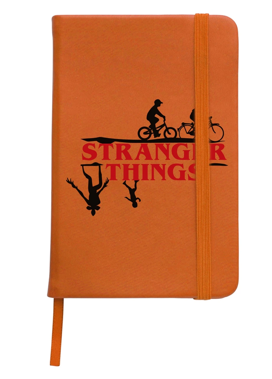 Блокнот А5 Дуже дивні справи (Stranger Things) Помаранчевий (92228-3405-OG) MobiPrint (257324368)