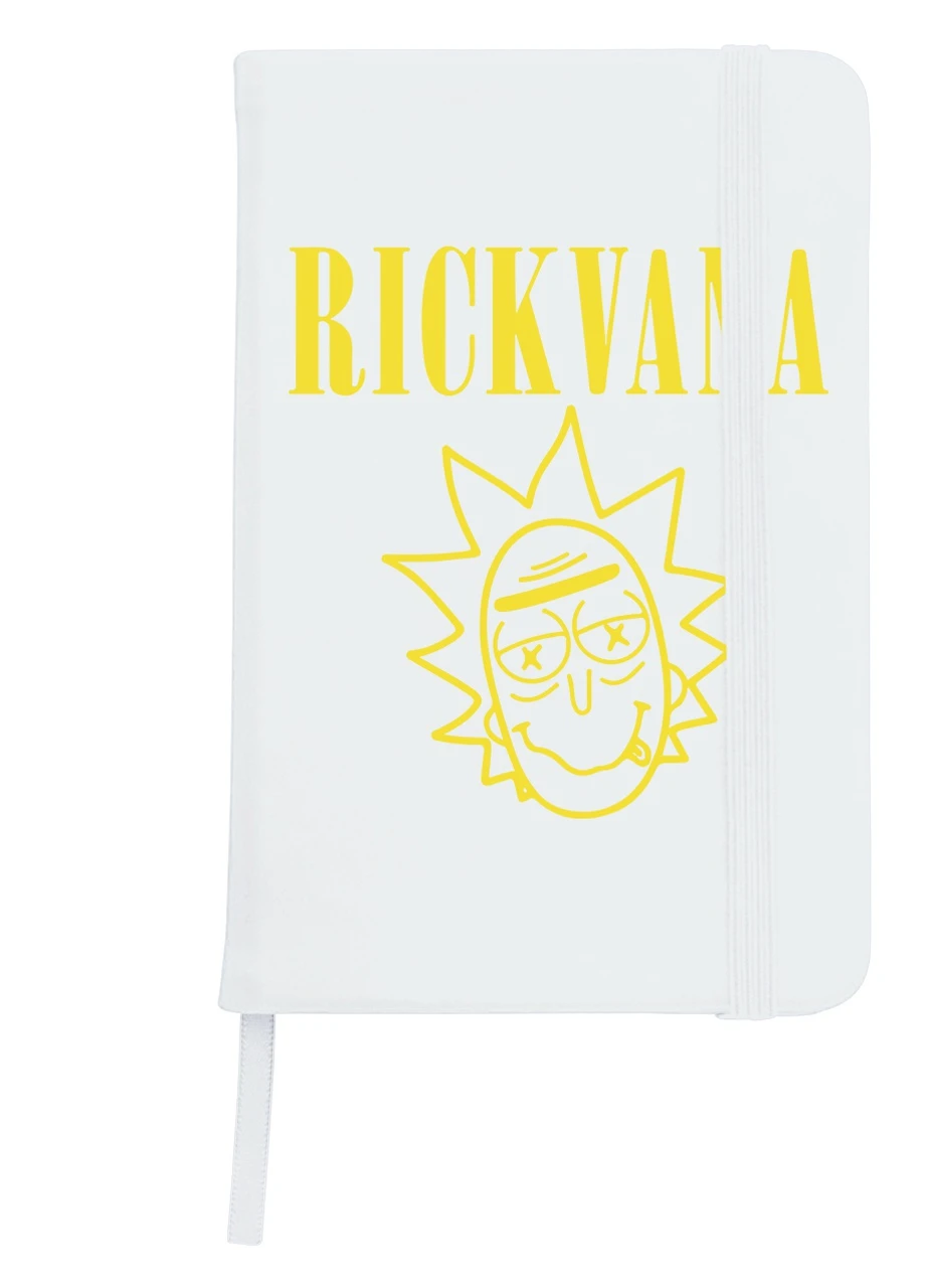 Блокнот А5 Rickvana Білий (92228-3443-WT) MobiPrint (257323919)