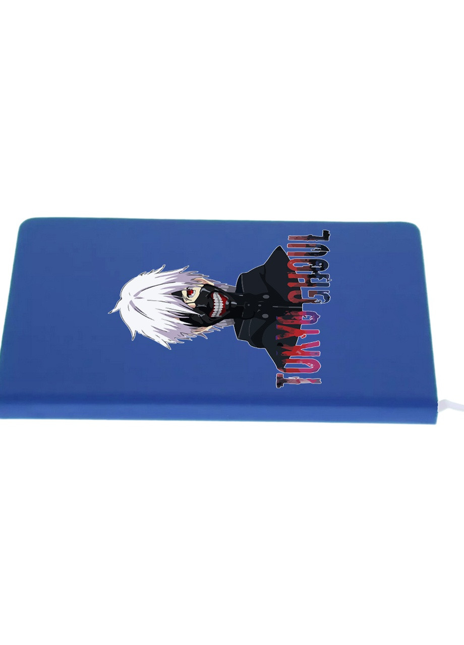 Блокнот А5 Токійський гуль Кен Канекі лого-портрет(Tokyo Ghoul) Світло-блакитний (92228-3528-SK) MobiPrint (257326103)