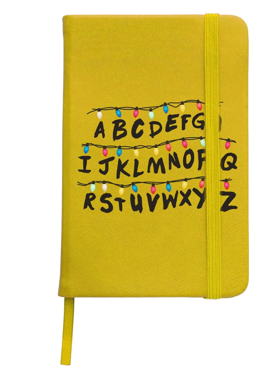 Блокнот А5 Дуже дивні справи (Stranger Things) Жовтий (92228-3404-SY) MobiPrint (257324796)