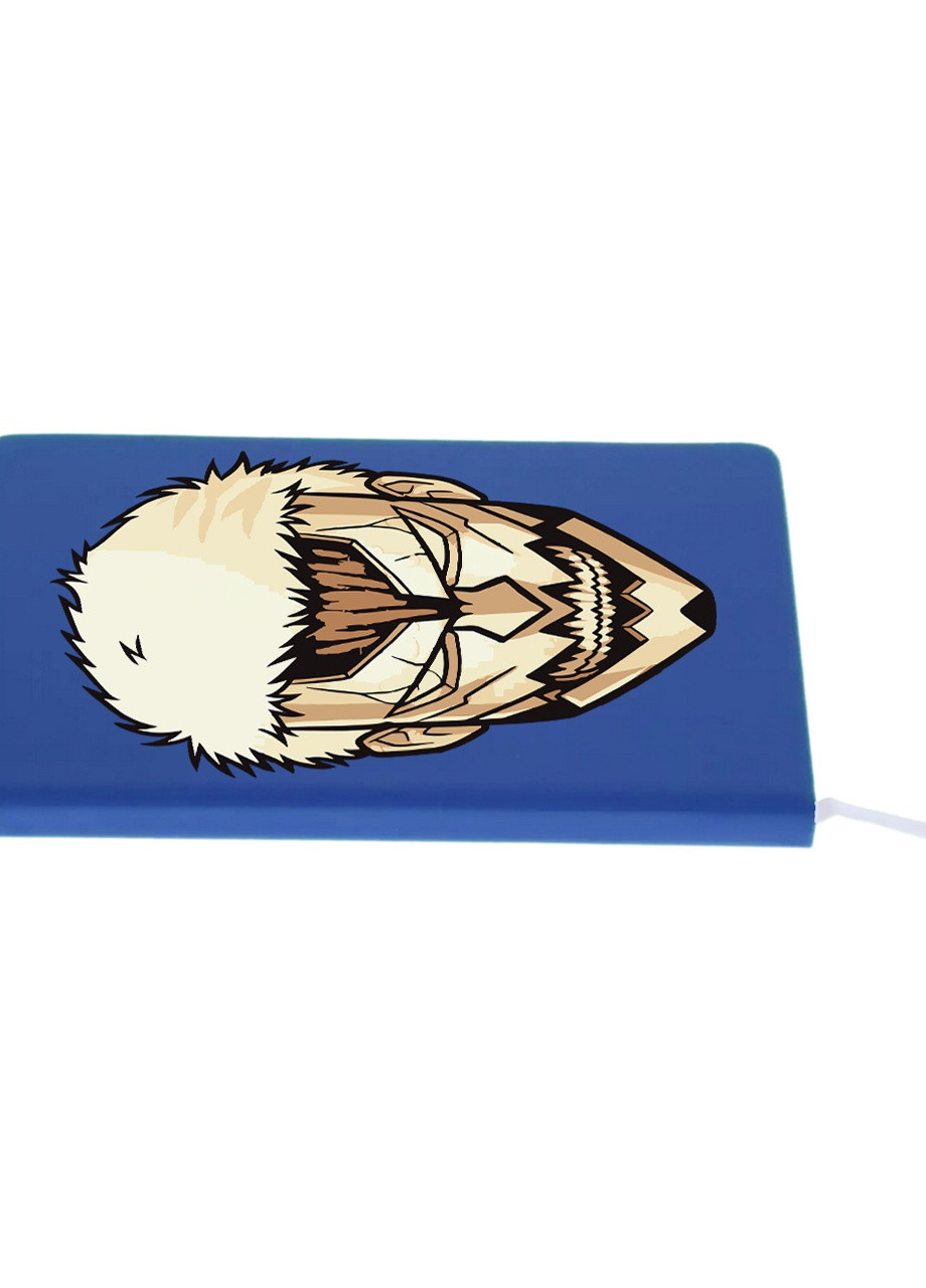 Блокнот А5 Атака титанов Райнер Браун портрет лого (Attack on Titan Rayner Brown) Светло-голубой (92228-3491-SK) MobiPrint (257321563)