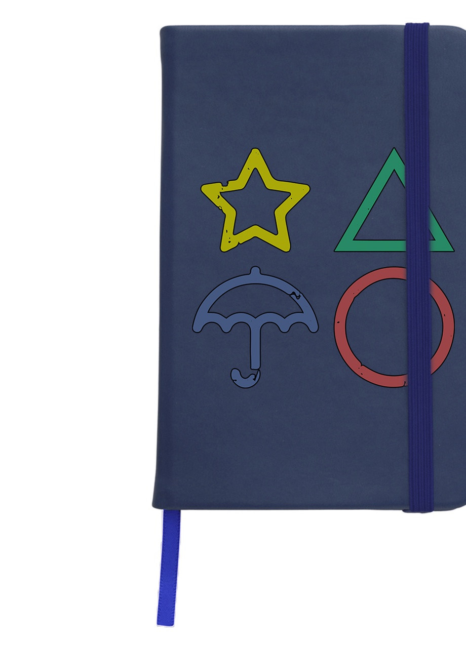 Блокнот А5 Игра в кальмара (Squid Game) Темно-синий (92228-3456-NB) MobiPrint (257322593)