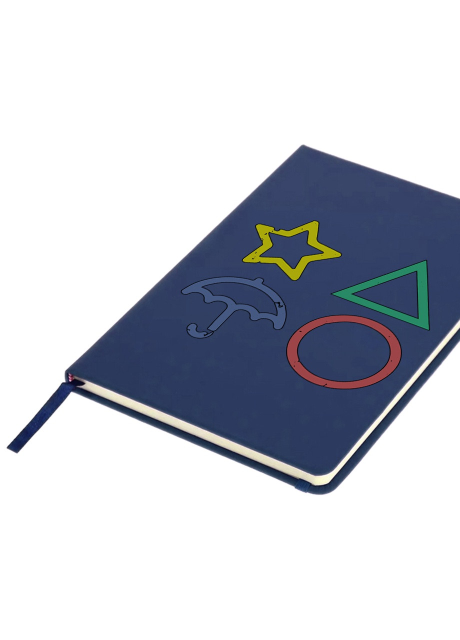 Блокнот А5 Игра в кальмара (Squid Game) Темно-синий (92228-3456-NB) MobiPrint (257322593)
