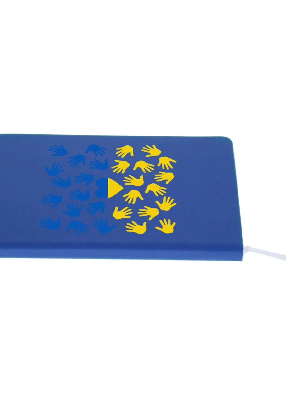 Блокнот А5 Поддерживаю Украину Светло-голубой (92228-3689-SK) MobiPrint (257327292)