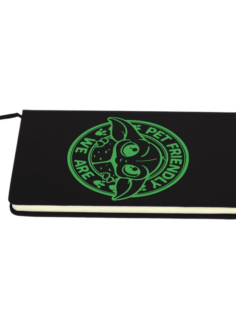 Блокнот А5 Грогу Бейбі Йода (The Mandalorian) Чорний (92228-3427-BK) MobiPrint (257322209)