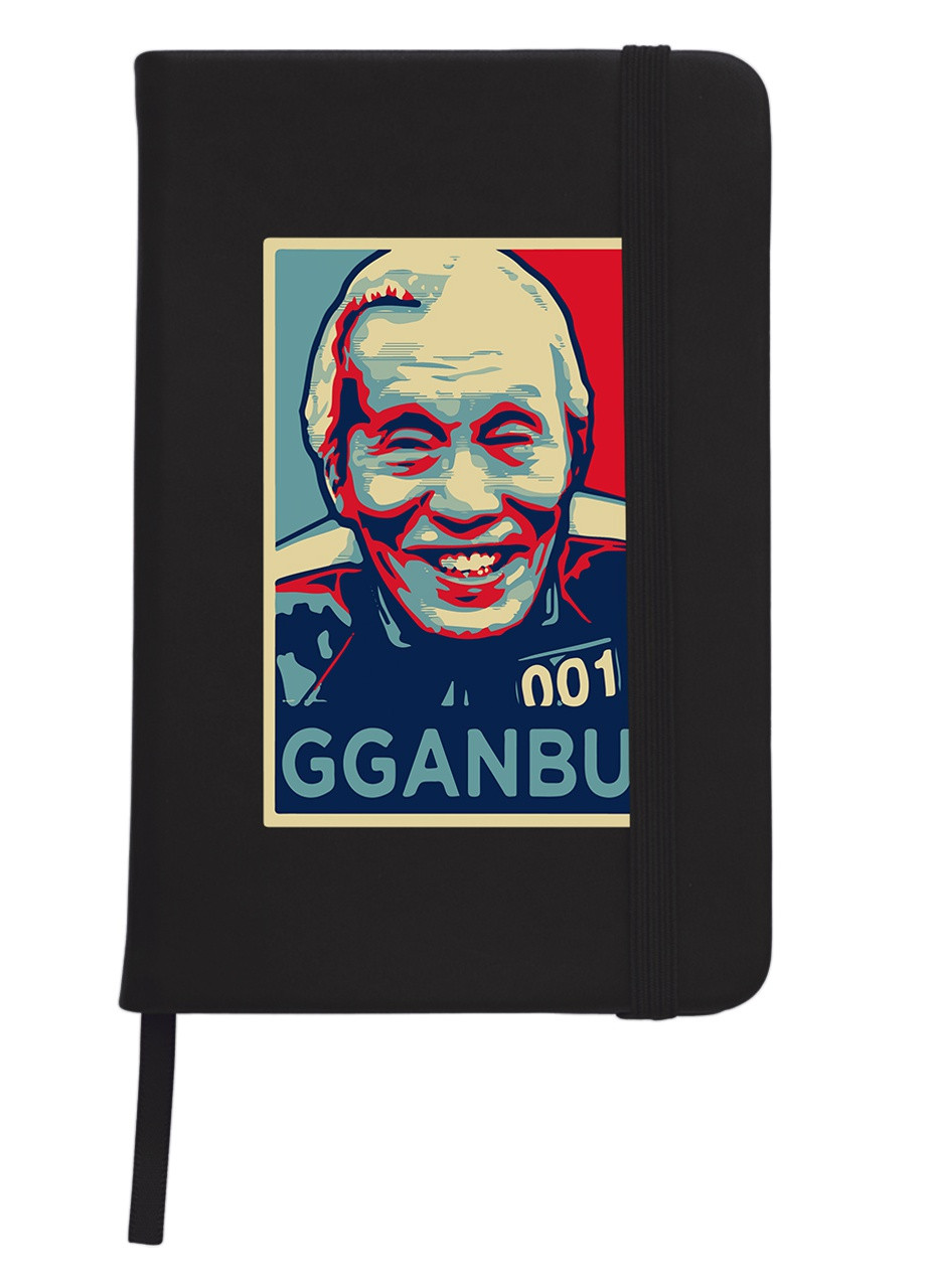 Блокнот А5 Номер 001 О Иль-нэм Игра в кальмара (Gganbu Squid Game) Черный (92228-3451-BK) MobiPrint (257327810)