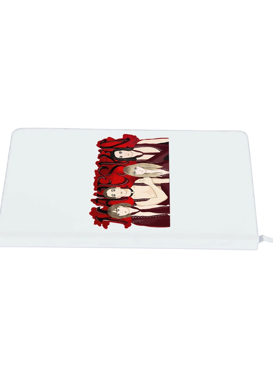 Блокнот А5 Манескін група арт, лого (Maneskin group art) Білий (92228-3511-WT) MobiPrint (257328359)