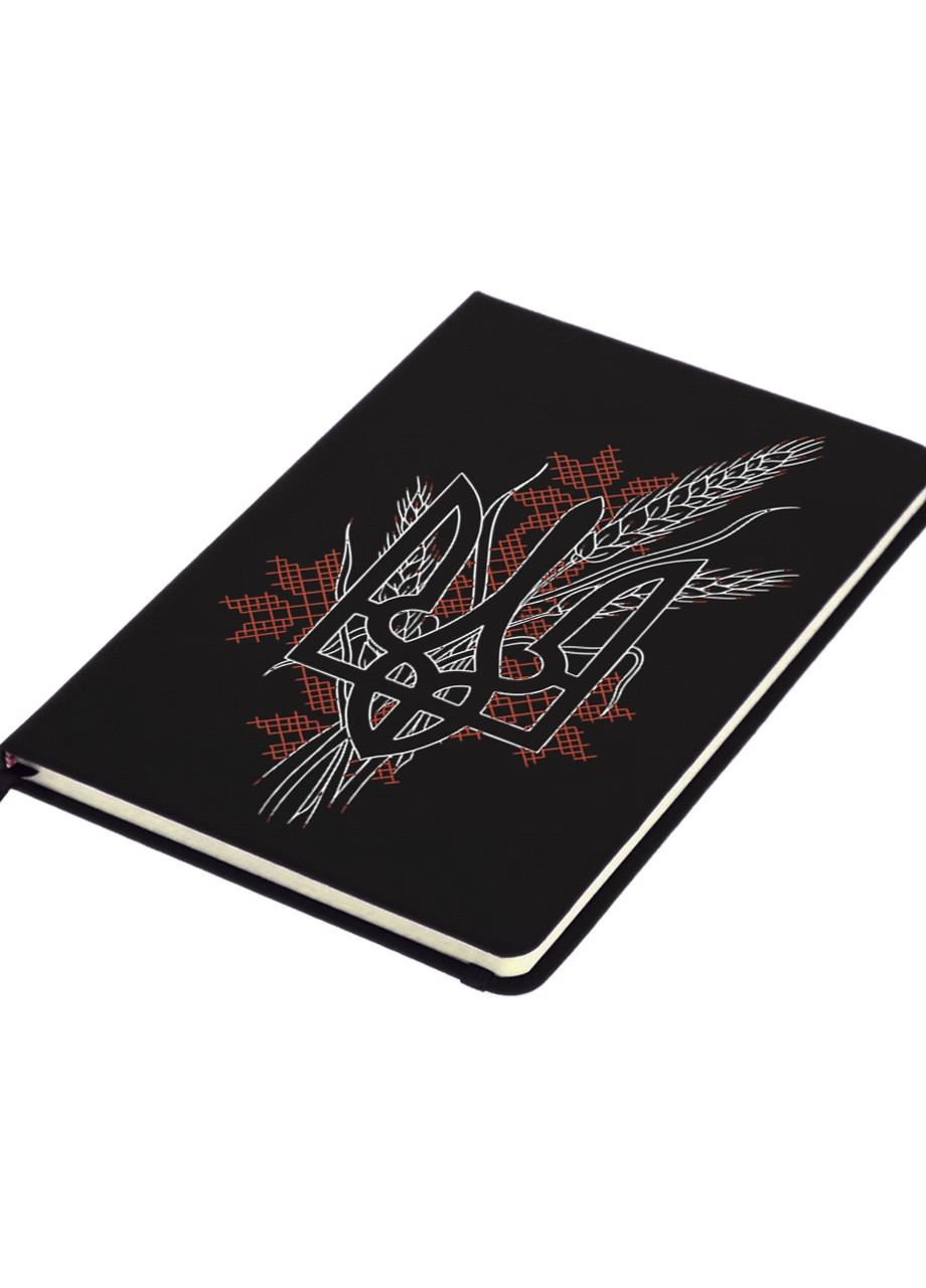 Блокнот А5 Український Герб Чорний (92228-3760-BK) MobiPrint (257323239)