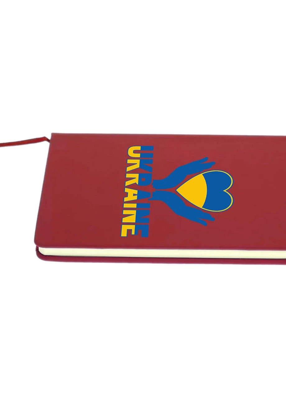 Блокнот А5 Украина Красный (92228-3687-RD) MobiPrint (257325168)