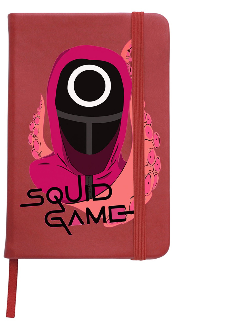 Блокнот А5 Круг Рабочий солдат Игра в кальмара (Squid Game) Красный (92228-3475-RD) MobiPrint (257323438)
