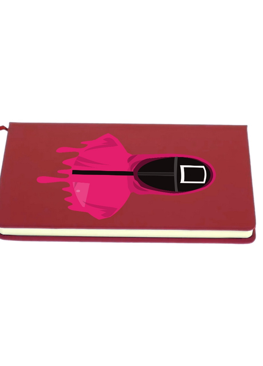 Блокнот А5 Квадрат Офіцер Гра в кальмара (Squid Game) Червоний (92228-3379-RD) MobiPrint (257322659)