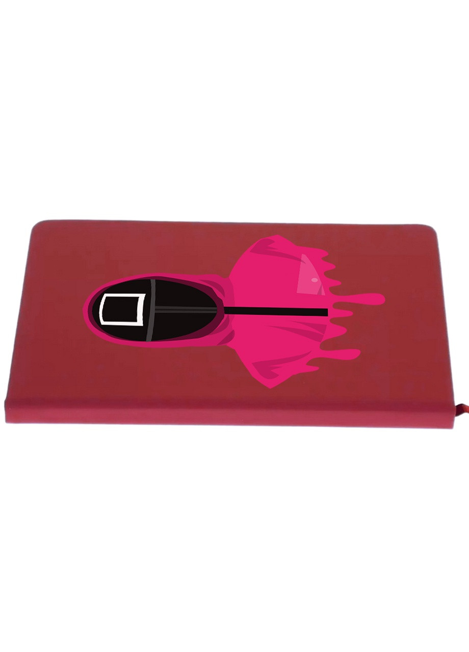 Блокнот А5 Квадрат Офіцер Гра в кальмара (Squid Game) Червоний (92228-3379-RD) MobiPrint (257322659)