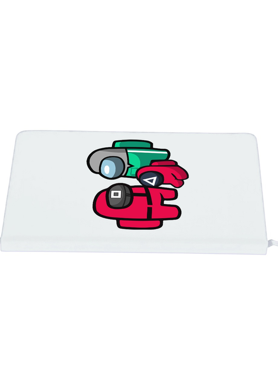 Блокнот А5 Амонг Ас и Игра в кальмара (Among Us and Squid Game) Белый (92228-3380-WT) MobiPrint (257328671)