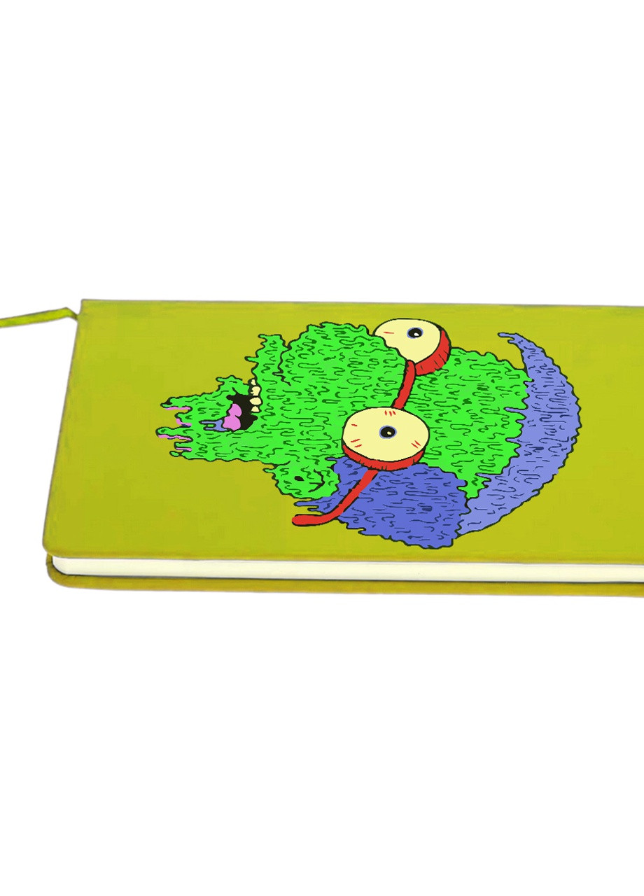 Блокнот А5 Мілхаус Ван Хутен Сімпсони (The Simpsons) Салатовий (92228-3408-LM) MobiPrint (257327624)