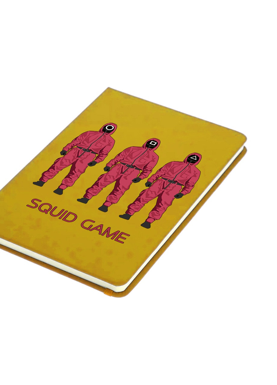 Блокнот А5 Солдати Гра в кальмара (Squid Game) Жовтий (92228-3382-SY) MobiPrint (257325179)