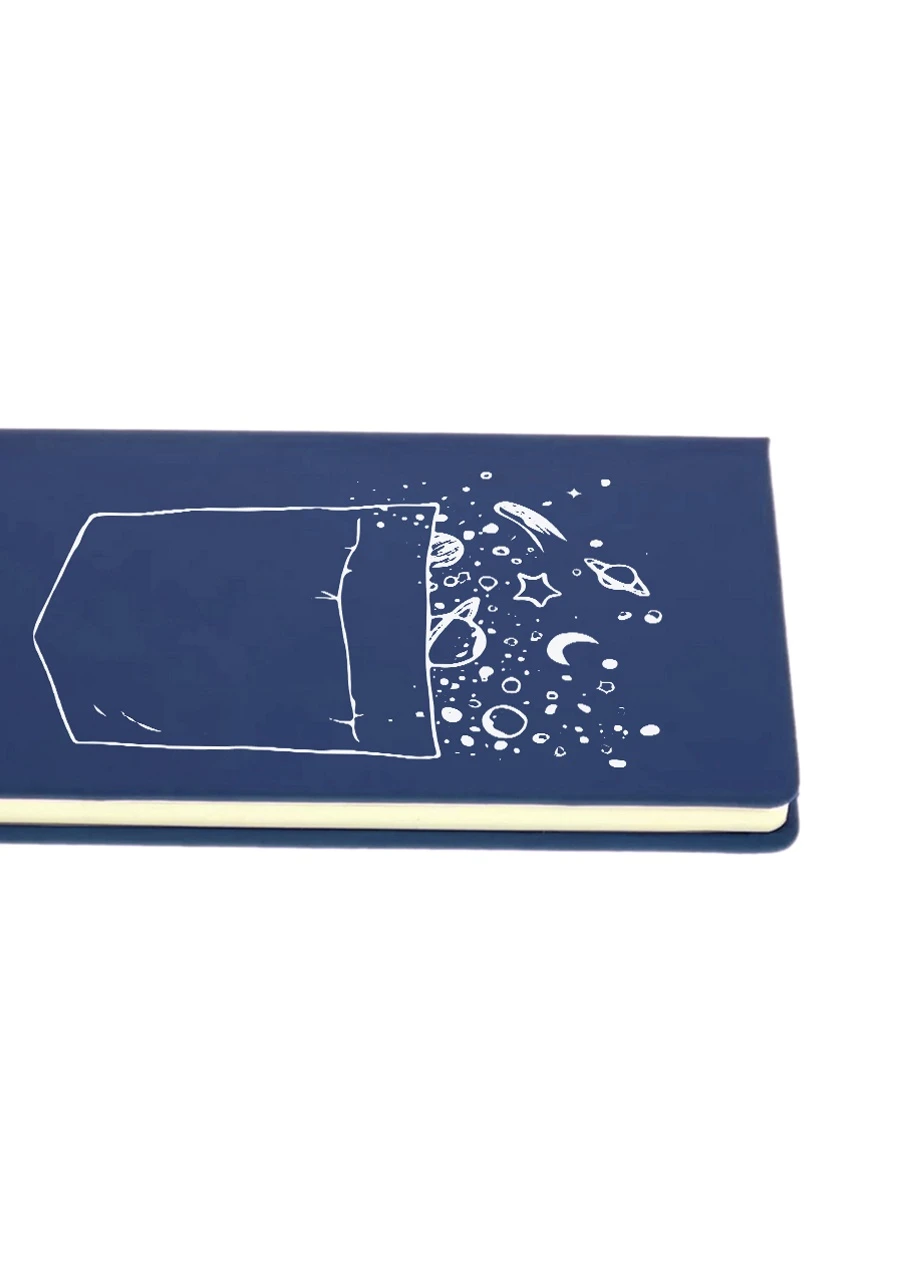 Блокнот А5 Космос у кишені (Space in Pocket) Темно-синій (92228-3426-NB) MobiPrint (257326506)