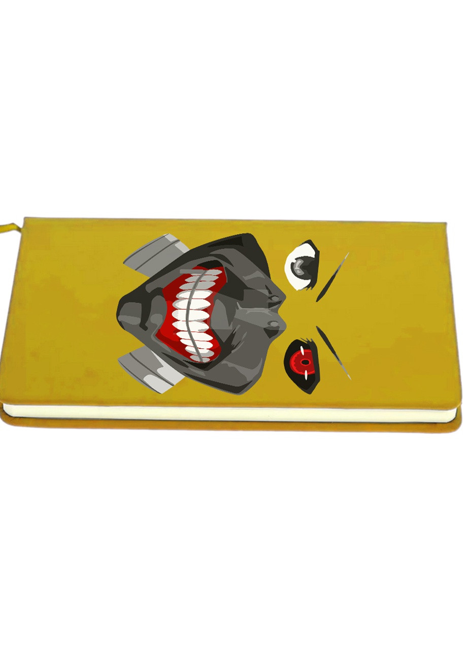 Блокнот А5 Токійський гуль Кен Канекі маска(Tokyo Ghoul in mask) Жовтий (92228-3525-SY) MobiPrint (257325742)