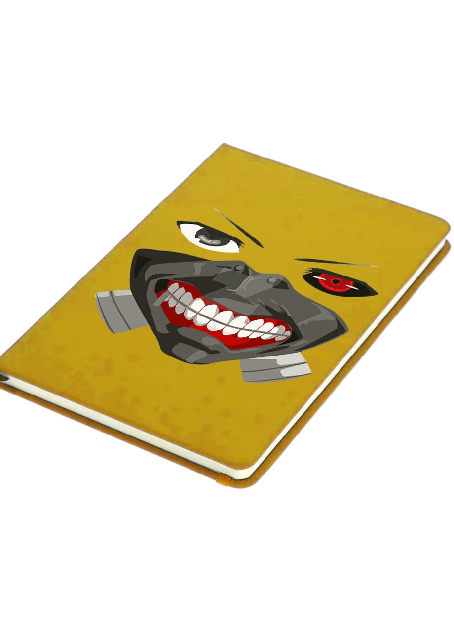 Блокнот А5 Токійський гуль Кен Канекі маска(Tokyo Ghoul in mask) Жовтий (92228-3525-SY) MobiPrint (257325742)