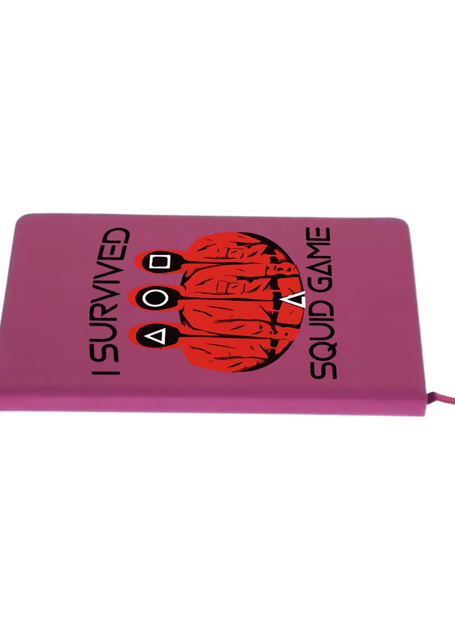 Блокнот А5 Солдати Гра в кальмара (Squid Game) Малиновий (92228-3384-FU) MobiPrint (257324379)