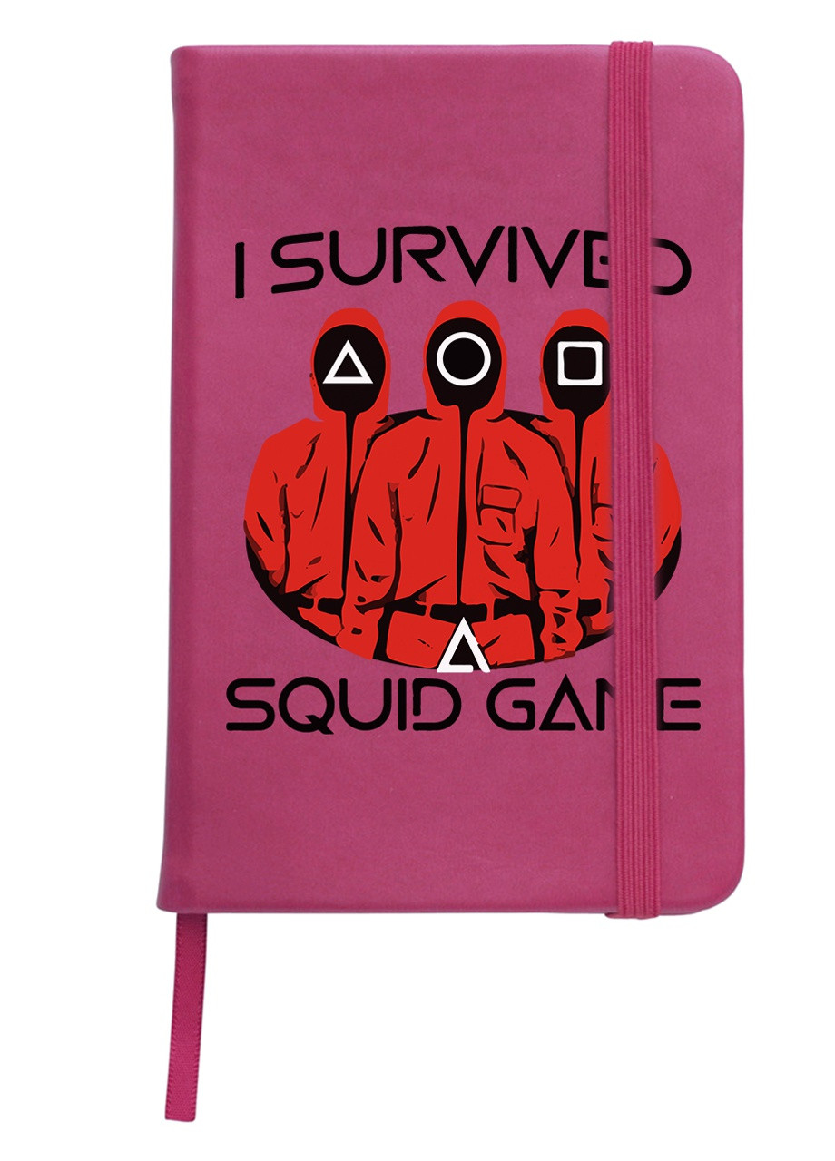 Блокнот А5 Солдати Гра в кальмара (Squid Game) Малиновий (92228-3384-FU) MobiPrint (257324379)
