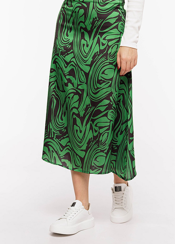 Зеленая повседневный юбка No Brand