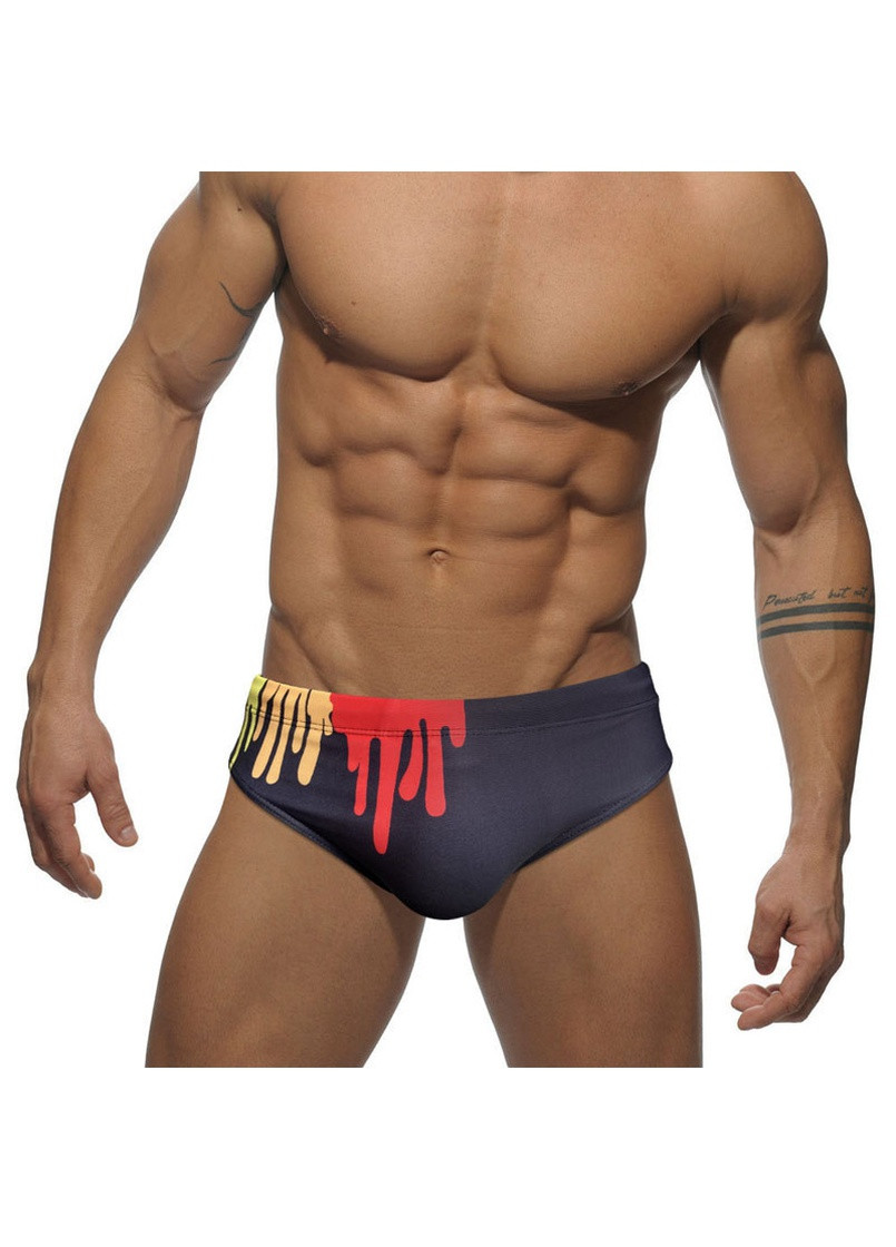 Мужские черные пляжные мужские плавки UXH