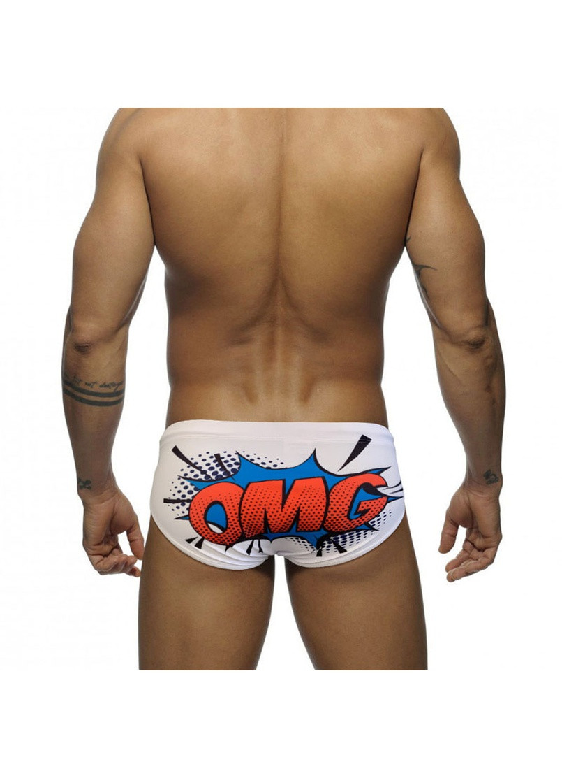 Мужские белые пляжные модные плавки UXH