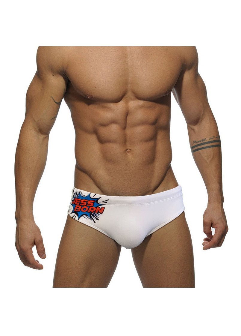 Мужские белые пляжные модные плавки UXH