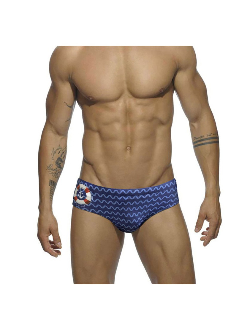 Мужские темно-синие пляжные мужские плавки UXH