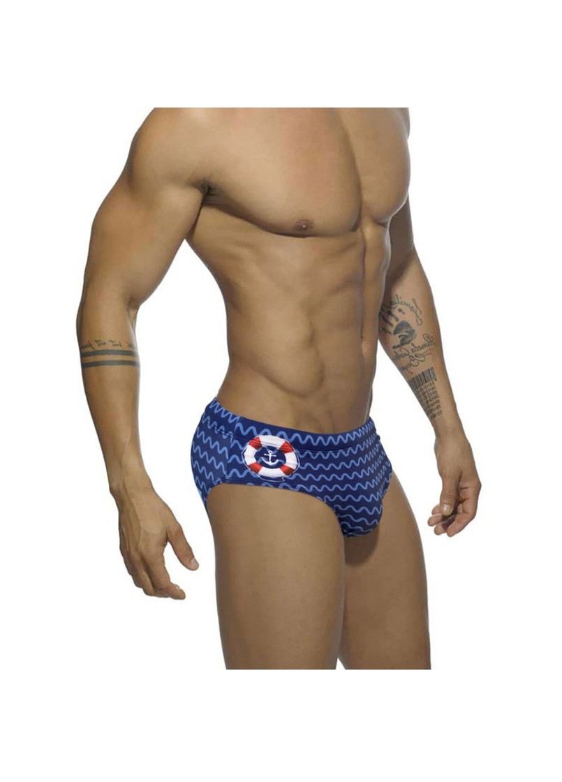 Мужские темно-синие пляжные мужские плавки UXH